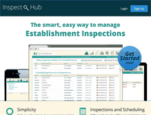 Tablet Screenshot of inspecthub.com